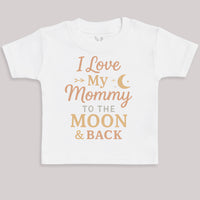 I Love My Mommy To The Moon And Back - Baby Bodysuit (Choice of Style)