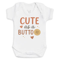 Cute As A Button - Baby Bodysuit (Choice of Style)