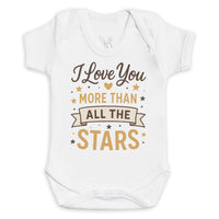 I Love You More Than All The Stars - Baby Bodysuit (Choice of Style)