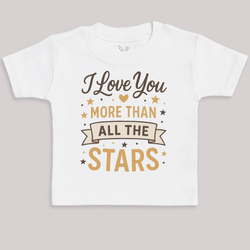 I Love You More Than All The Stars - Baby Bodysuit (Choice of Style)
