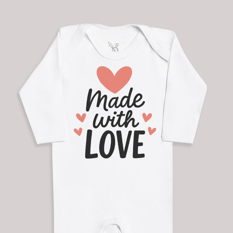 Made With Love - Baby Bodysuit (Choice of Style)