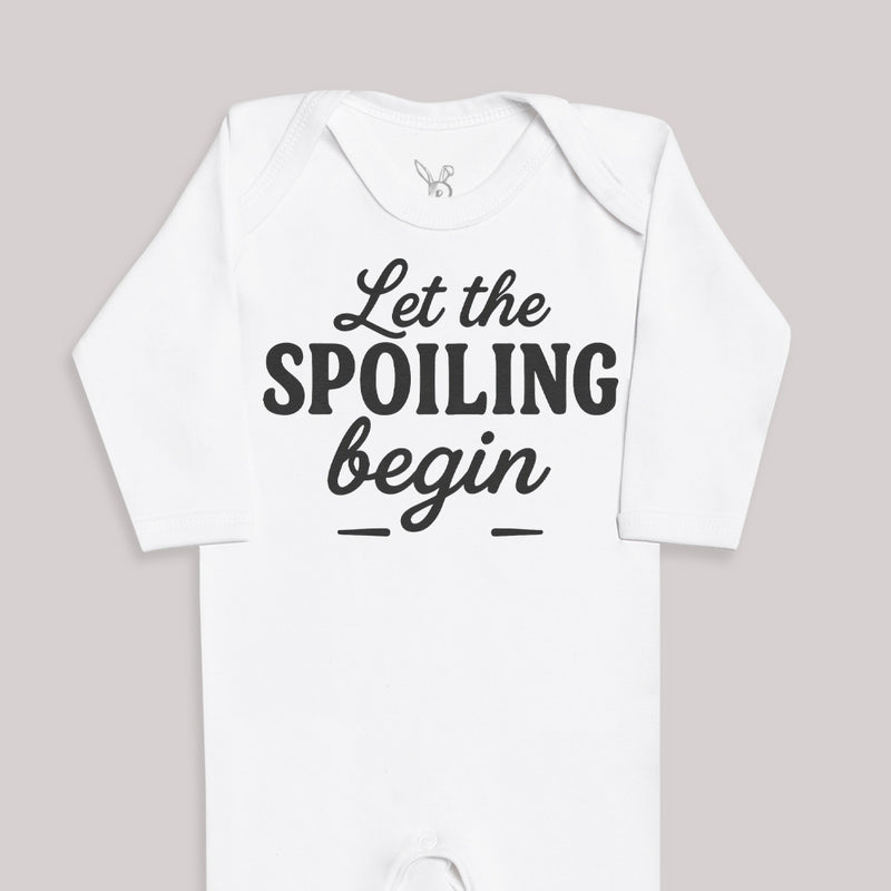 Let The Spoiling Begin - Baby Bodysuit (Choice of Style)