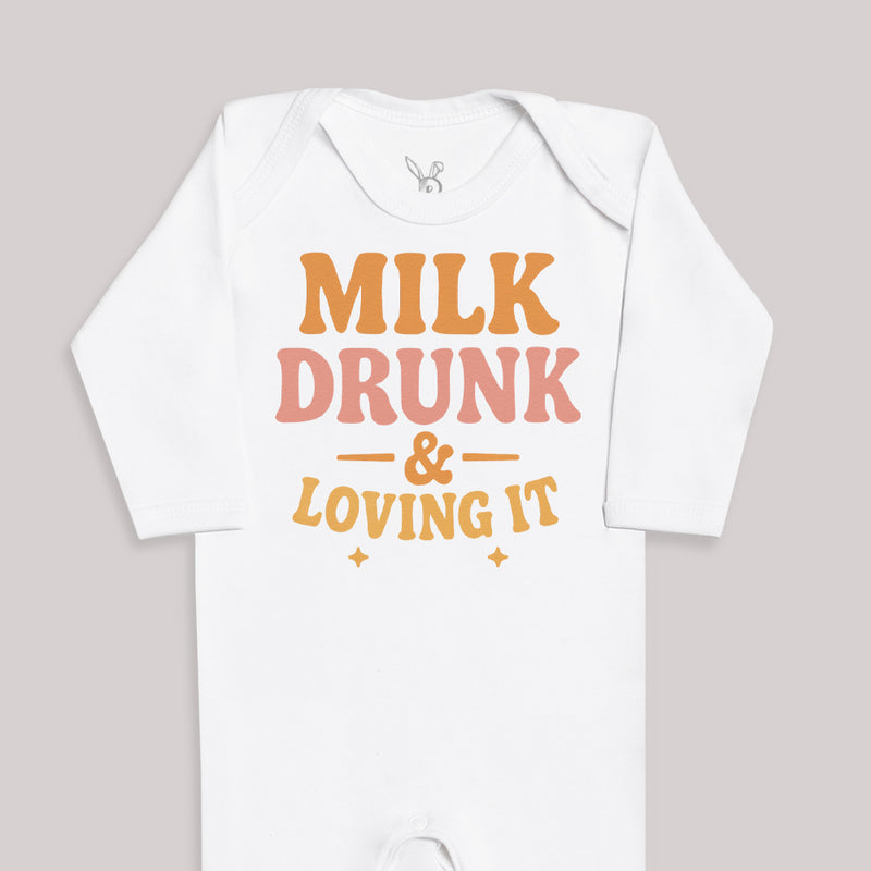 Milk Drunk And Loving It - Baby Bodysuit (Choice of Style)