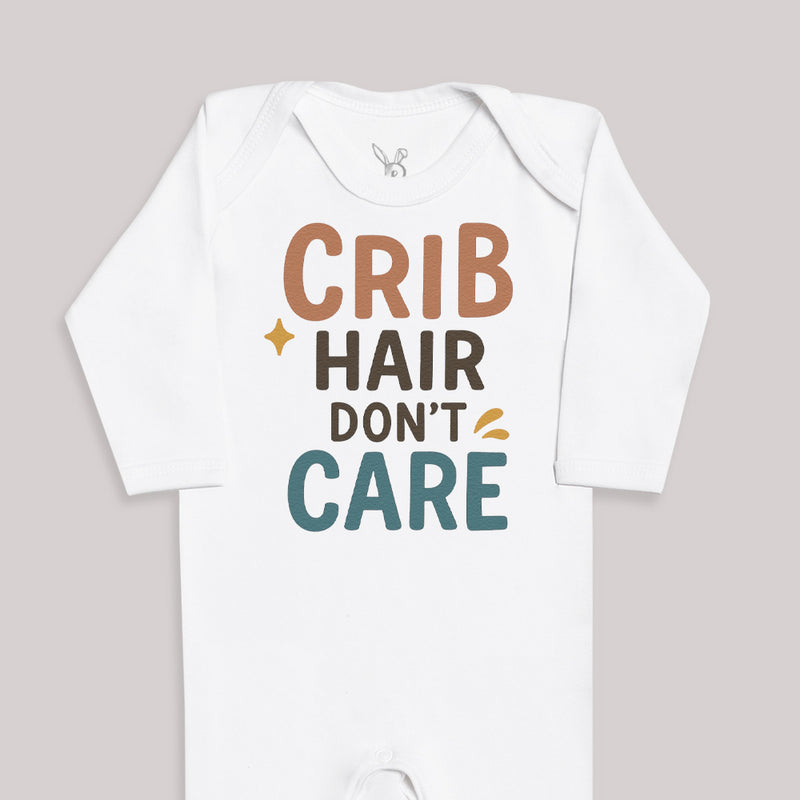 Crib Hair Don't Care - Baby Bodysuit (Choice of Style)