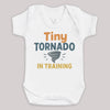 Tiny Tornado In Training - Baby Bodysuit (Choice of Style)