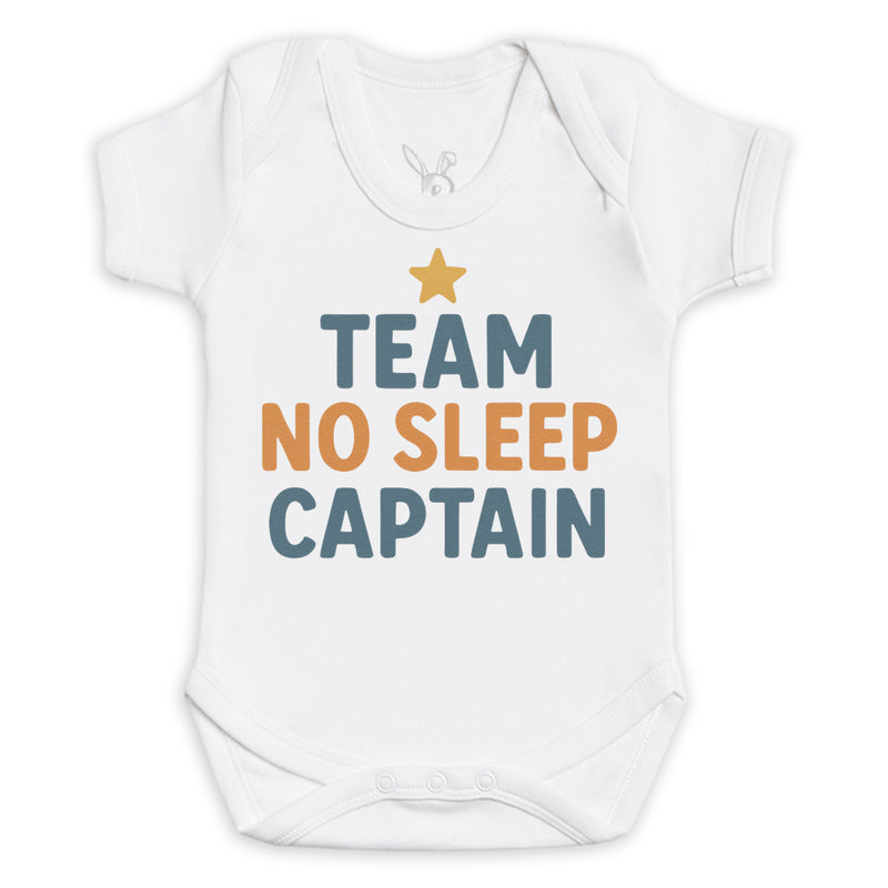Team No Sleep Captain - Baby Bodysuit (Choice of Style)