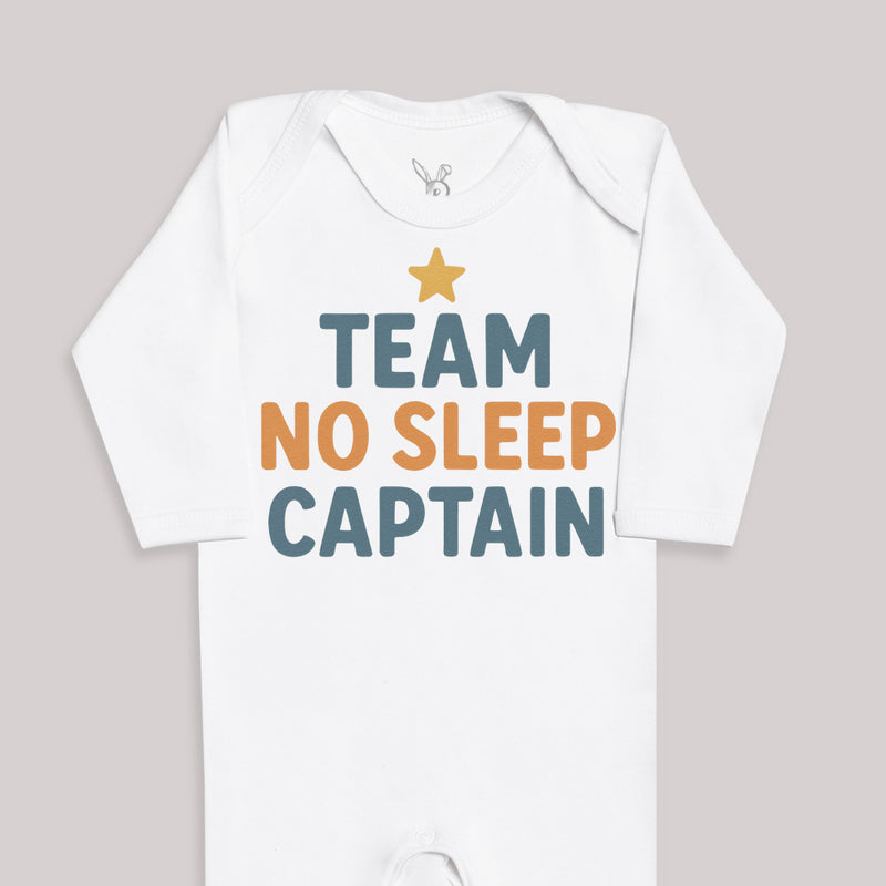 Team No Sleep Captain - Baby Bodysuit (Choice of Style)