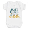 Just Here For The Snacks - Baby Bodysuit (Choice of Style)