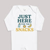 Just Here For The Snacks - Baby Bodysuit (Choice of Style)