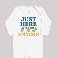 Just Here For The Snacks - Baby Bodysuit (Choice of Style)
