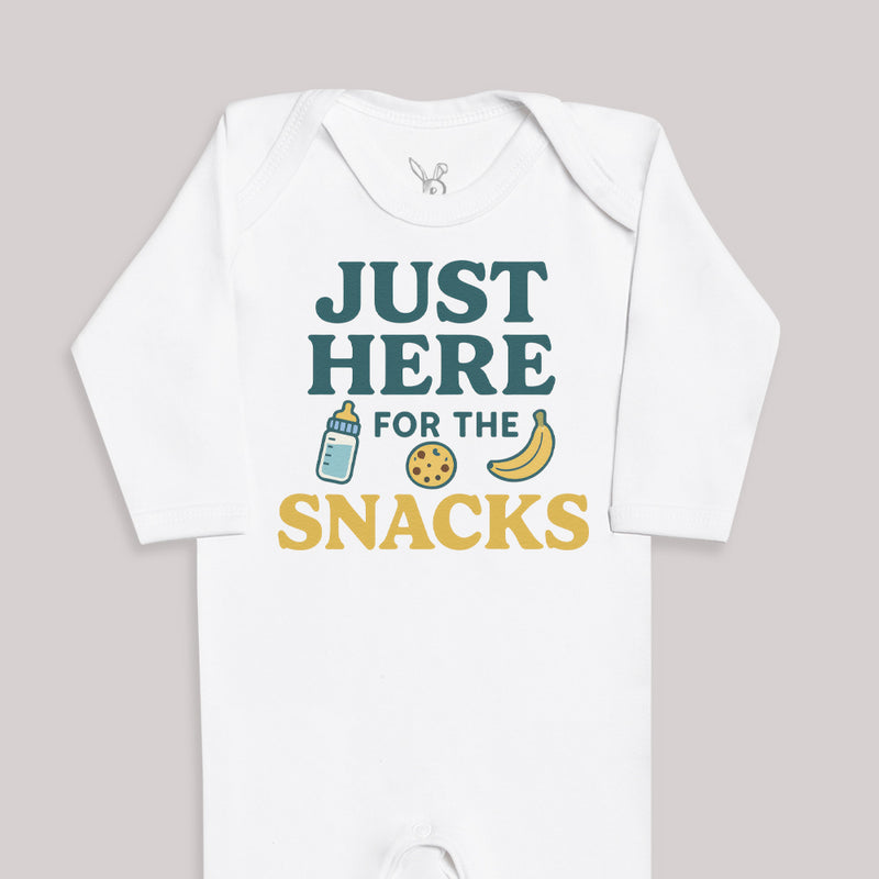 Just Here For The Snacks - Baby Bodysuit (Choice of Style)
