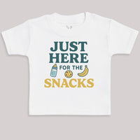 Just Here For The Snacks - Baby Bodysuit (Choice of Style)
