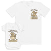 Hatched And Dangerous - Baby Gift Set - Baby Bodysuit Gift Set