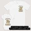 Hatched And Dangerous - Baby Gift Set - Baby Bodysuit Gift Set