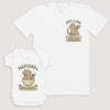 Hatched And Dangerous - Baby Gift Set - Baby Bodysuit Gift Set