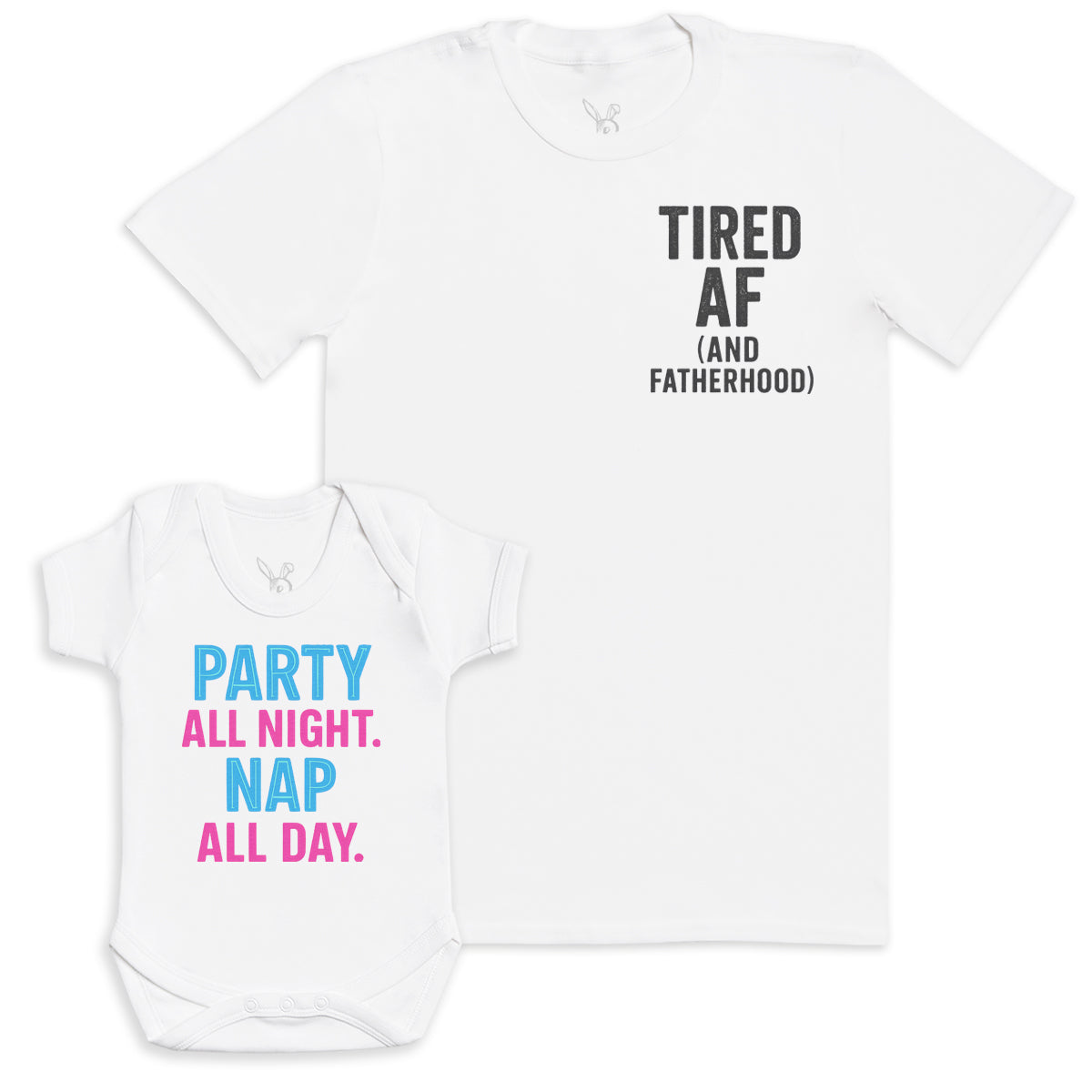 Party All Night Nap All Day - Baby Gift Set - Baby Bodysuit Gift Set