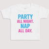 Party All Night Nap All Day - Baby Gift Set - Baby Bodysuit Gift Set