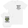 Private Pooper - Baby Gift Set - Baby Bodysuit Gift Set