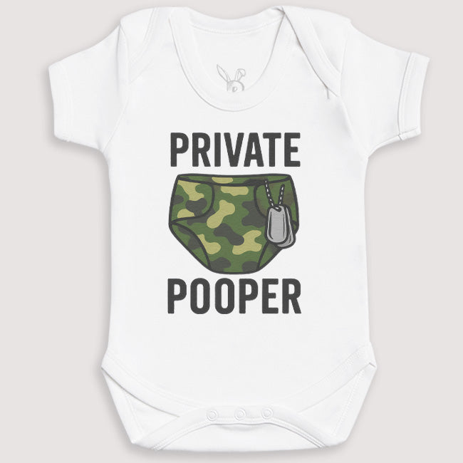 Private Pooper - Baby Gift Set - Baby Bodysuit Gift Set