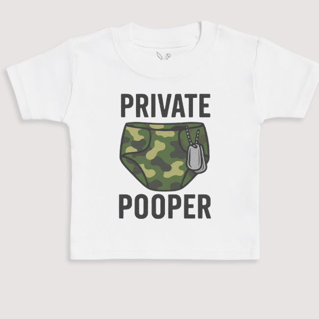 Private Pooper - Baby Gift Set - Baby Bodysuit Gift Set