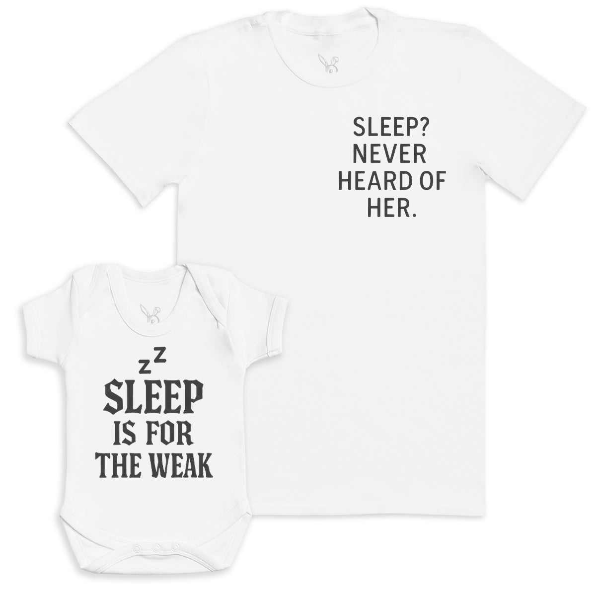Sleep Is For The Weak - Baby Gift Set - Baby Bodysuit Gift Set