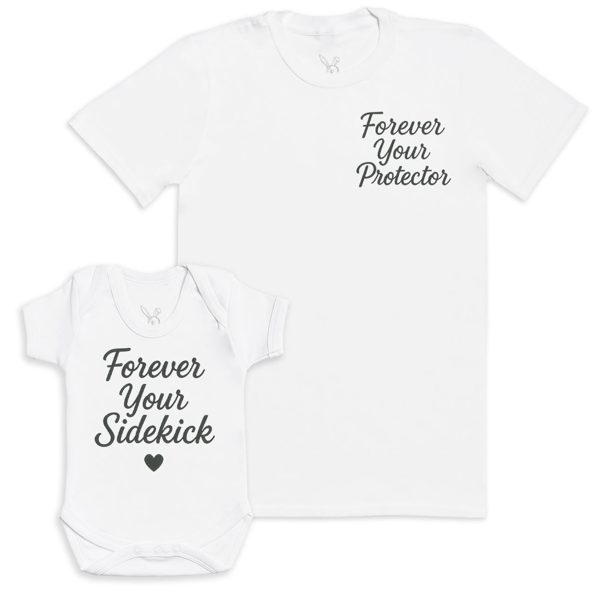Forever Your Sidekick - Baby Gift Set - Baby Bodysuit Gift Set