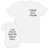 And You've Held My Heart Since - Baby Gift Set - Baby Bodysuit Gift Set