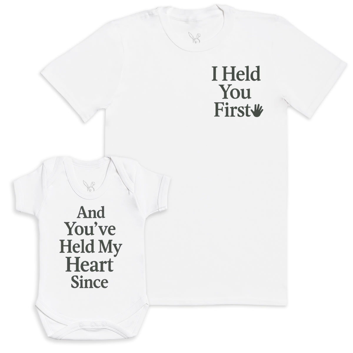 And You've Held My Heart Since - Baby Gift Set - Baby Bodysuit Gift Set