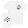I Call You Everything - Baby Gift Set - Baby Bodysuit Gift Set