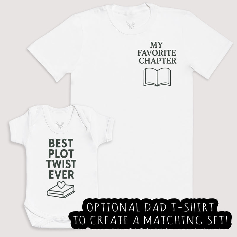 Best Plot Twist Ever - Baby Gift Set - Baby Bodysuit Gift Set
