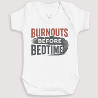 Burnouts Before Bedtime - Baby Gift Set - Baby Bodysuit Gift Set
