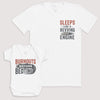 Burnouts Before Bedtime - Baby Gift Set - Baby Bodysuit Gift Set