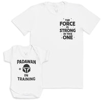 Padawan In Training - Baby Gift Set - Baby Bodysuit Gift Set