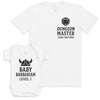 Baby Barbarian Level 1 - Baby Gift Set - Baby Bodysuit Gift Set