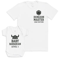 Baby Barbarian Level 1 - Baby Gift Set - Baby Bodysuit Gift Set