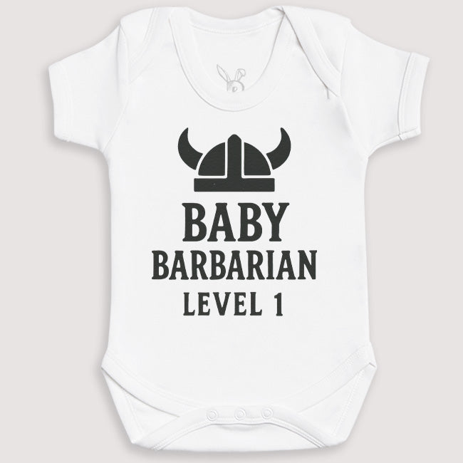 Baby Barbarian Level 1 - Baby Gift Set - Baby Bodysuit Gift Set