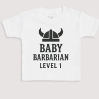 Baby Barbarian Level 1 - Baby Gift Set - Baby Bodysuit Gift Set