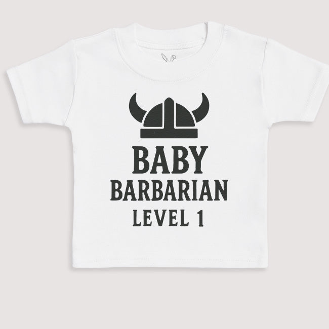 Baby Barbarian Level 1 - Baby Gift Set - Baby Bodysuit Gift Set