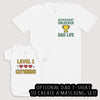 Level 1 Cuteness - Baby Gift Set - Baby Bodysuit Gift Set