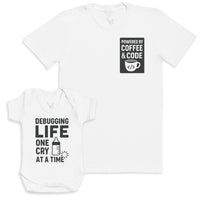 Debugging Life One Cry At A Time - Baby Gift Set - Baby Bodysuit Gift Set