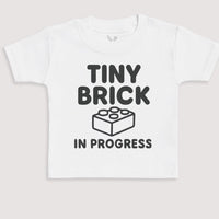 Tiny Brick In Progress - Baby Gift Set - Baby Bodysuit Gift Set