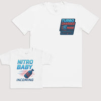 Nitro Baby Incoming - Baby Gift Set - Baby Bodysuit Gift Set