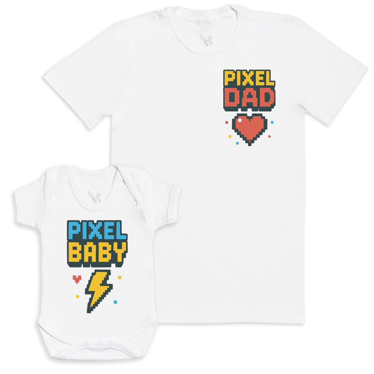 Pixel Baby - Baby Gift Set - Baby Bodysuit Gift Set