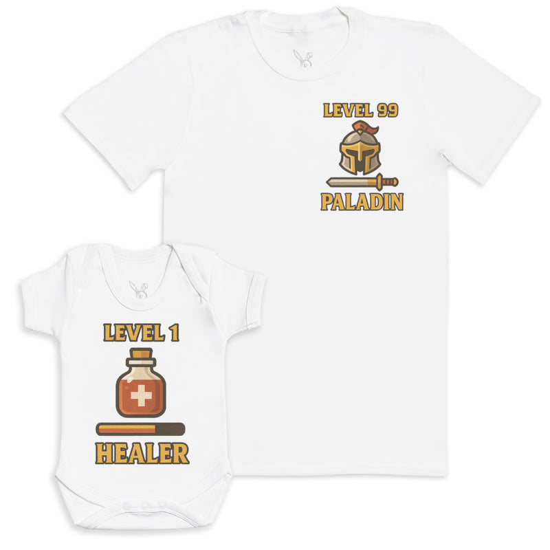 Level 1 Healer - Baby Gift Set - Baby Bodysuit Gift Set