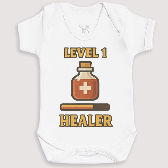 Level 1 Healer - Baby Gift Set - Baby Bodysuit Gift Set