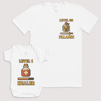 Level 1 Healer - Baby Gift Set - Baby Bodysuit Gift Set