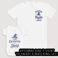 Tiny Enchanter Of Sleep - Baby Gift Set - Baby Bodysuit Gift Set