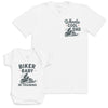 Biker Baby In Training - Baby Gift Set - Baby Bodysuit Gift Set