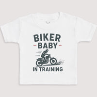 Biker Baby In Training - Baby Gift Set - Baby Bodysuit Gift Set