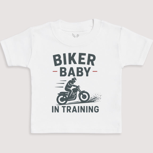 Biker Baby In Training - Baby Gift Set - Baby Bodysuit Gift Set